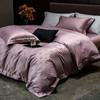 60长绒棉全棉四件套纯色大提花  尼卡-紫 商品缩略图1