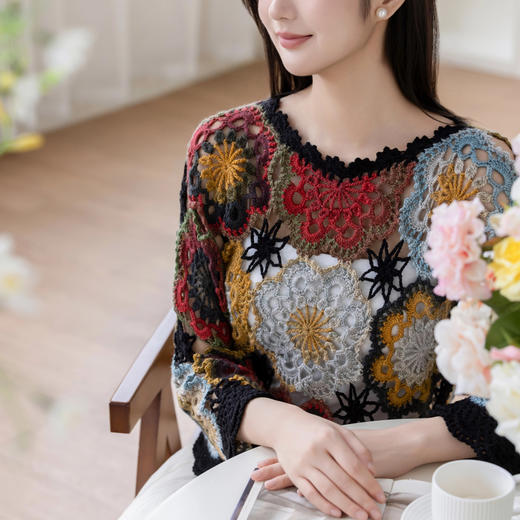 苏苏姐家颜可套头衫手工diy钩针编织羊毛线毛线团材料包 商品图3