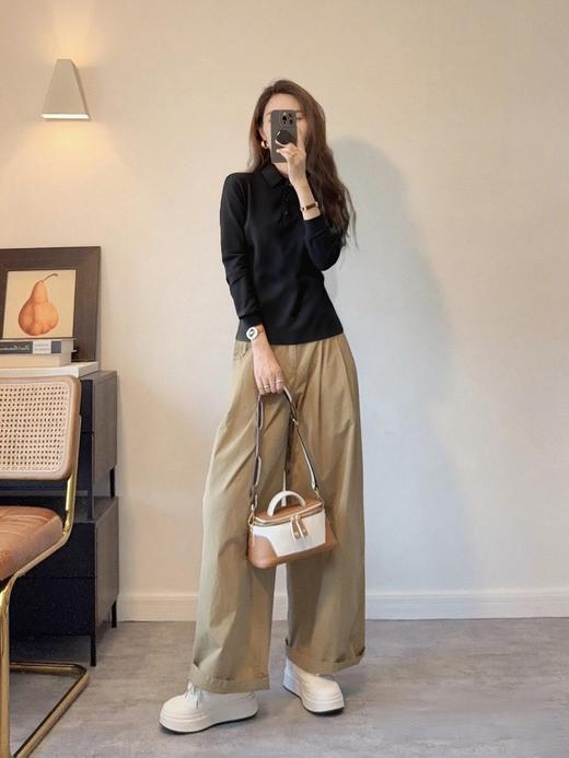 【挺阔有型 质感满满 男女同款】斯辰唯佳高弹面料冰丝无痕POLO衫 （D30-12366） 商品图13