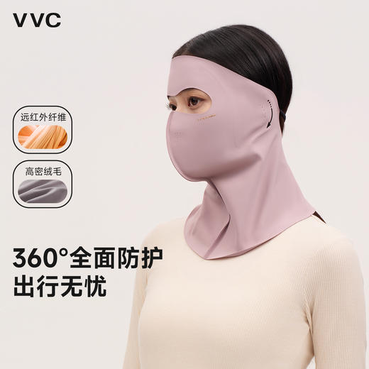 VVC保暖防寒防风头套女秋冬电动车骑行面罩护全脸男大头围脸基尼 商品图1