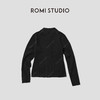 ROMI STUDIO“中古系列”澳洲羊毛混纺高端V领开襟毛织 RWCAST6108 商品缩略图1