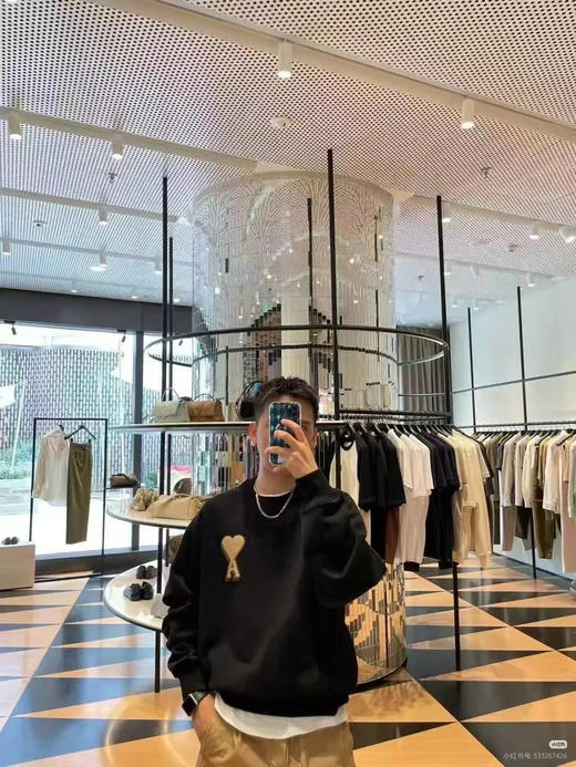 @mi 2025秋冬最新款毛巾绣圆领卫衣 Z-15597 商品图6