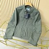 普家2025春秋季男士新款翻领轻奢休闲夹克外套  金属三角经典小标。哈林顿老干部商务外套 商品缩略图2
