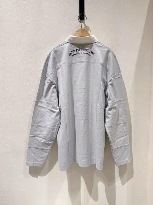 中性款印花长袖polo衫001 商品图1