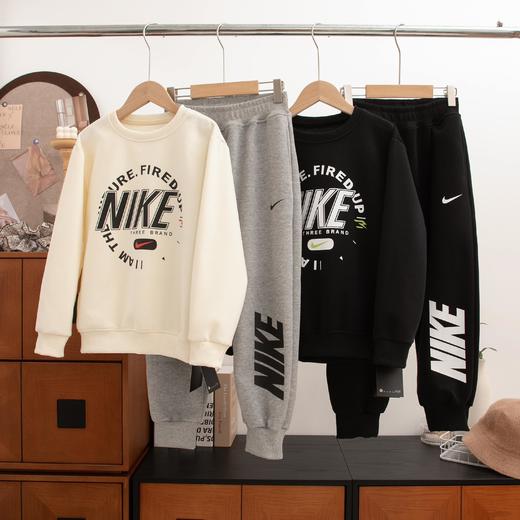 点此购买 130-170耐克中大童男童运动套装儿童秋款卫衣+裤子 gl 329307 商品图0