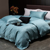 60长绒棉全棉四件套纯色大提花  叶琳-湖水蓝 商品缩略图9
