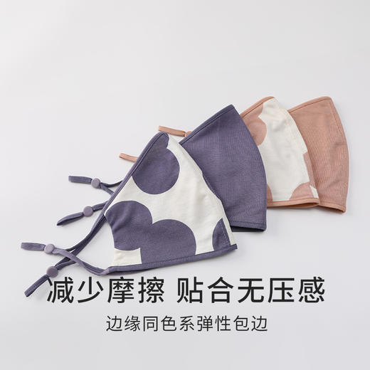 金三塔丝针织真丝口罩女100%桑蚕丝透气双层舒适亲肤可调节口罩女   JXQ319 商品图2