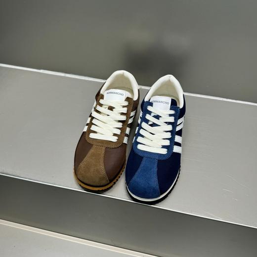 2025秋季新款复古德训鞋！女厚底内增高休闲阿甘鞋透气网面运动板鞋！ 商品图1