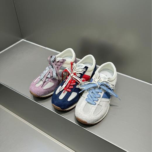 真皮复古运动阿甘鞋！女款2025春夏新款厚底透气休闲百搭德训鞋慢跑鞋！ 商品图4