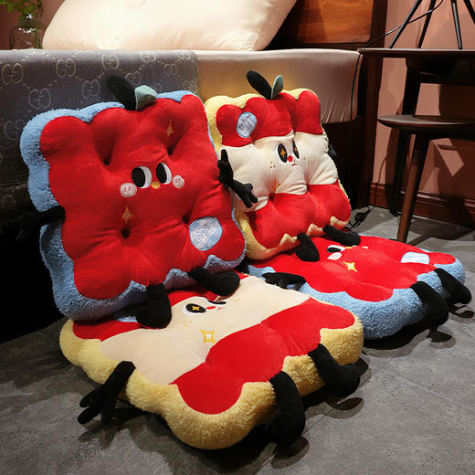 自然醒大眼红苹果花瓣坐垫QYL 商品图11