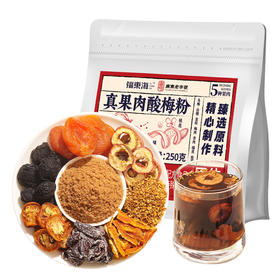 福东海 真果肉酸梅粉250g  免煮 果肉原料包酸梅汤汁酸甜固体速溶冲饮