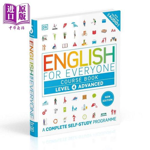 【中商原版】DK English for Everyone Level 4 Advanced course book 人人学英语4课本 英文原版进口语言学习工具书 外语自学 商品图0