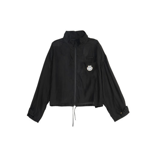 谜底立领小外套女士2025秋季新款休闲百搭宽松薄款长袖257MW7842 商品图4