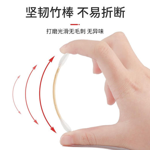 【ZY25】海氏海诺脱脂双头棉签 100支/罐 商品图1