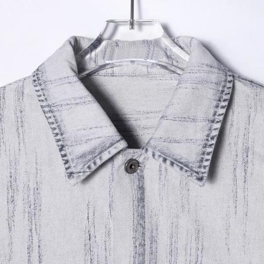 56152SDSA男士秋冬新款痞帅男装韩系扎染做旧衬衫外套翻领百搭时尚夹克 商品图2