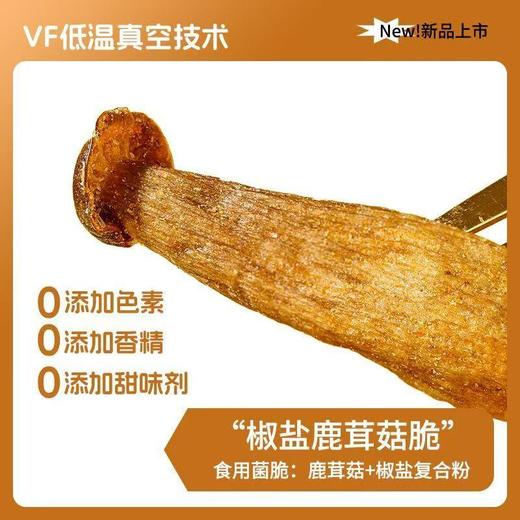 [最农公社]椒盐鹿茸菇零食3袋15/25g装可以直接吃咸味食用菌非油炸 商品图3