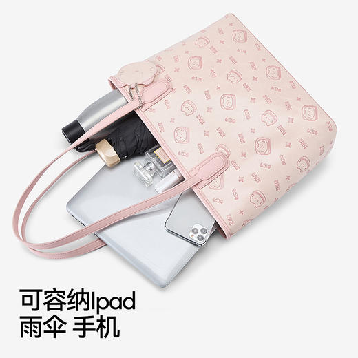 森马包包女托特包2025新款设计感满印单肩包时髦洋气手提包大容量 商品图4