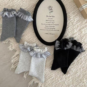 缪系织语女袜花边袜子纪念日百货门店同款164044595