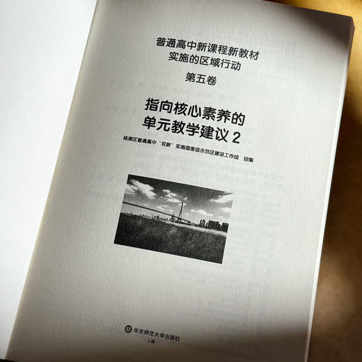 普通高中新课程新教材实施的区域行动 全5卷 杨浦区普通高中双新实施国家级示范区建设工作组组编 商品图5