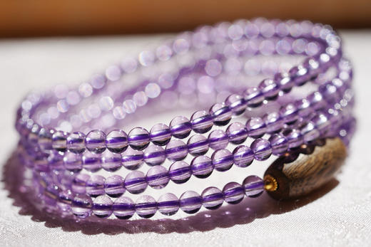 紫水晶沉香手链 商品图5
