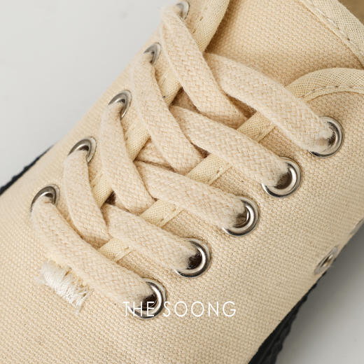 THESOONG|‘“硫化牛仔甲板鞋”极简休闲腔调圆头百搭帆布鞋HWXZ7626 商品图2