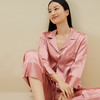 金三塔重磅真丝睡衣女春夏100%桑蚕丝简约丝绸家居服宽松薄款素色长袖衣裤套装（限价款）   9YSF8C209/YSM9A203 商品缩略图3