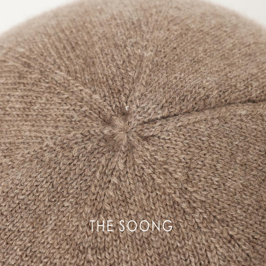 THESOONG|阿拉善赤峰羊绒 细支高密弹力丝针织鸭舌帽HWMZ7845 商品图3