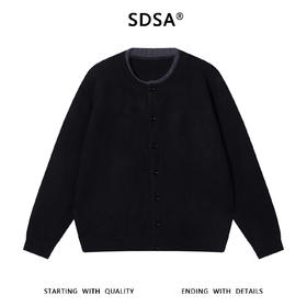 42516SDSA男士秋冬新款痞帅男装复古撞色纽扣开衫假两件针织衫百搭毛衣