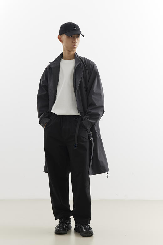 吃茶去chichaqu25户外特氟龙三防拆卸尼龙长风衣夹克运动机能山系 商品图3