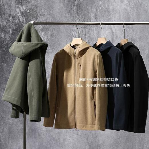 【PH科技方格暖绒Airpro-Hea】t功能性男士运动休闲外套夹克 商品图0