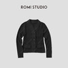 ROMI STUDIO“中古系列”澳洲羊毛混纺高端V领开襟毛织 RWCAST6108 商品缩略图0