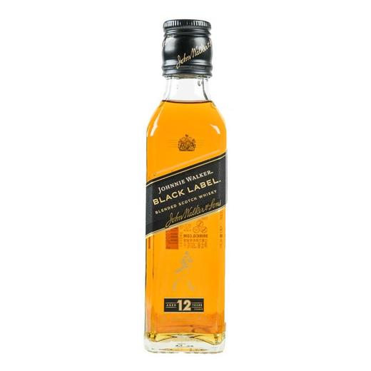 尊尼获加黑牌12年调配苏格兰威士忌_40%vol  200ml（新老包装随机发货） 商品图0