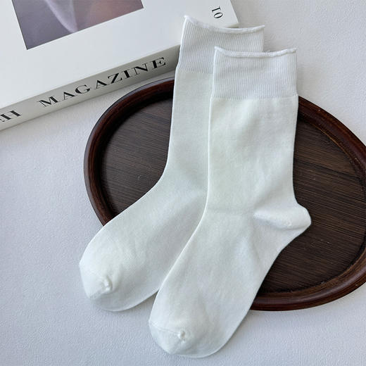 基础简约袜子纯色女袜纪念日百货门店同款165195491 商品图4