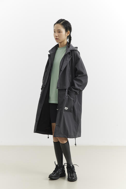 吃茶去chichaqu25户外特氟龙三防拆卸尼龙长风衣夹克运动机能山系 商品图2