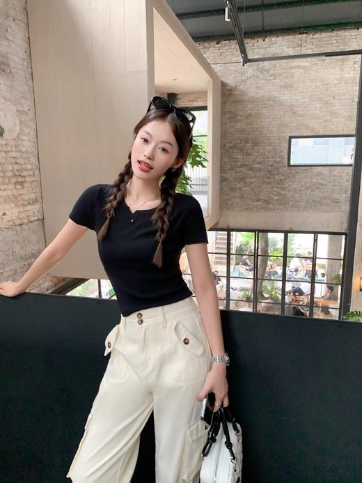 <曾小咸推荐>现货秒杀！最后一波 ！抢到赚到！【俏皮女孩】两色后腰绑带上衣 日常119.99 立减70 秒杀49.99！ 商品图8