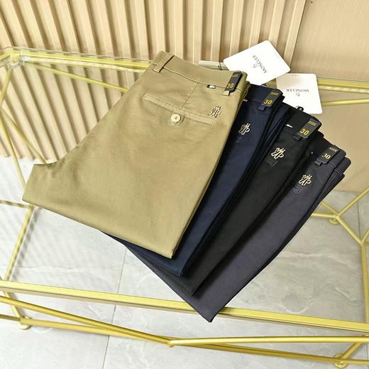 Moncler蒙口25s秋季新款定制五金logo男士商务休闲弹力小西裤！ 商品图1