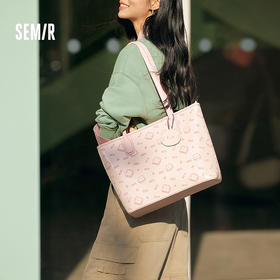 森马包包女托特包2025新款设计感满印单肩包时髦洋气手提包大容量