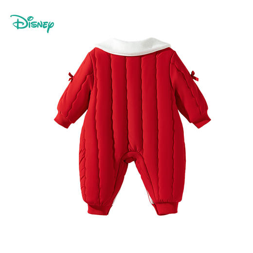 迪士尼童装婴幼儿夹棉连体衣加厚初生儿童连身衣女宝宝冬季ZD4EL011
 商品图14