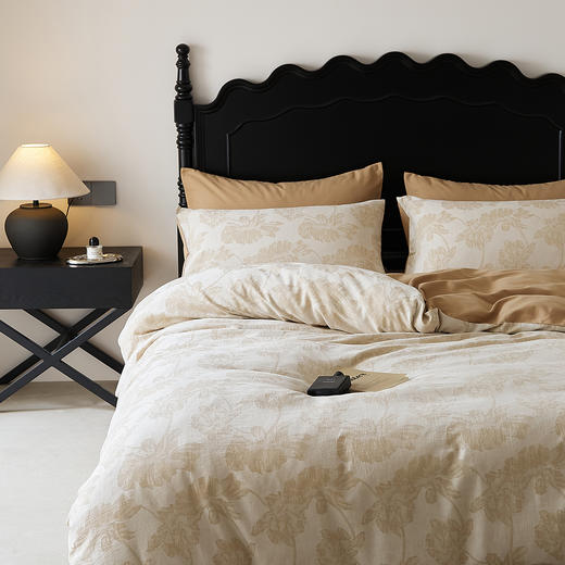 【热卖推荐】自然醒全棉色织提花四件套系列HS 商品图2