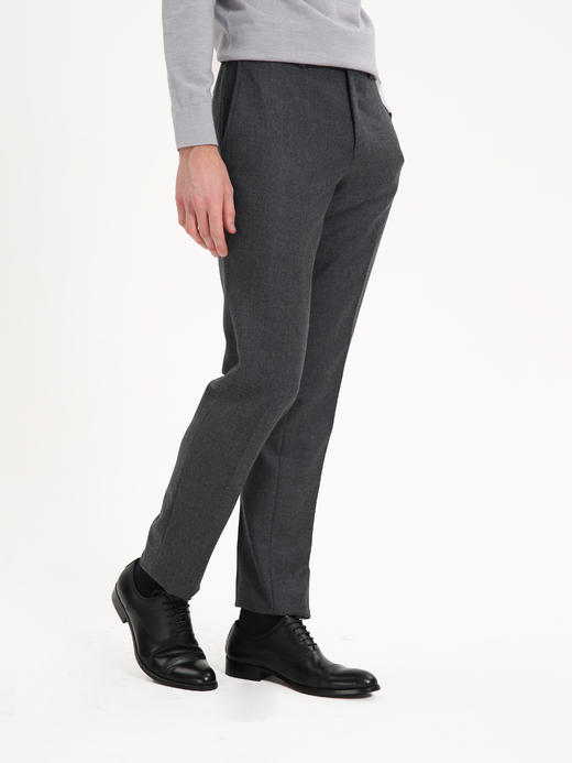 callisto熔岩灰绵羊毛西裤 商品图2