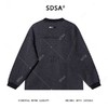 7710SDSA男士秋冬新款痞帅男装美式口袋拼接针织卫衣时尚圆领套头上衣 商品缩略图5