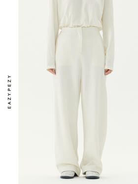 高精纺美丽诺羊毛弯刀裤