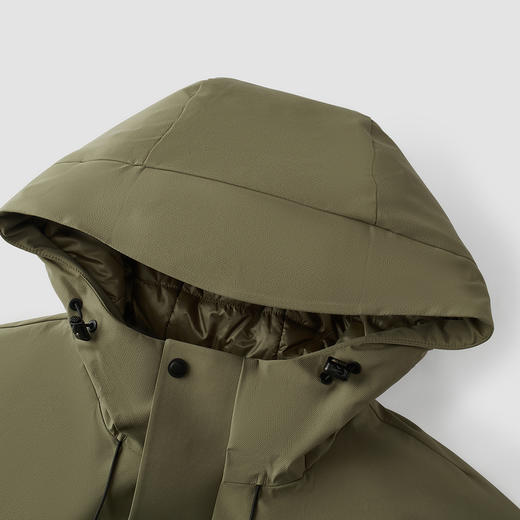 森马羽绒服男冬季80绒子宽松连帽保暖外套肌理感户外运动工装上衣 商品图2