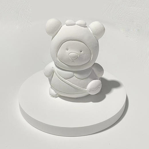 【敲好看！香薰石膏娃娃】背包熊石膏娃娃儿童DIY涂色香薰石膏娃娃3D立体涂鸦白胚。rb 商品图7