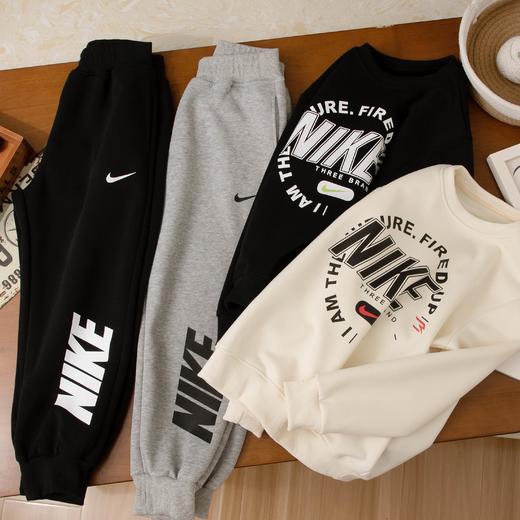 点此购买 130-170耐克中大童男童运动套装儿童秋款卫衣+裤子 gl 329307 商品图4