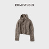 ROMI STUDIO“温暖氛围”牦牛绒绵羊毛手工钩织毛衣外套RWCAST6148 商品缩略图1