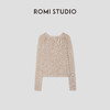 ROMI STUDIO“秋意昂然”棉质系带波纹肌理质感长袖毛织RWCRSZ3896 商品缩略图5
