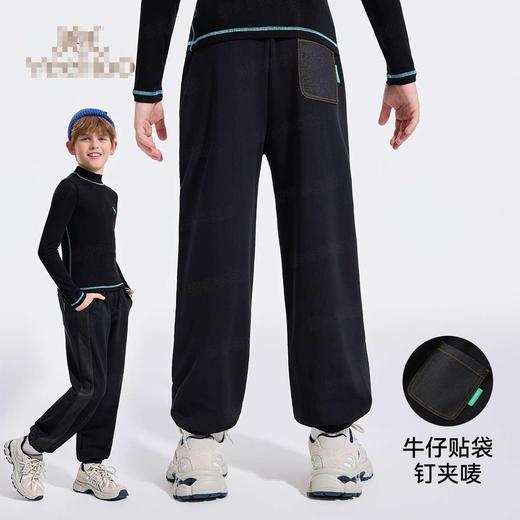 【英氏】【110-165】男童春秋运动裤裤子 商品图2