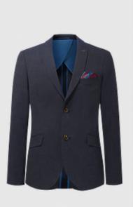 G2000男装春夏商务修身剪裁印花里布SS23商场新款吸湿正装西装外套31113533 商品图2