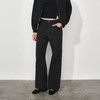 NUTH黑色可束脚直筒显瘦微喇休闲裤女 商品缩略图4